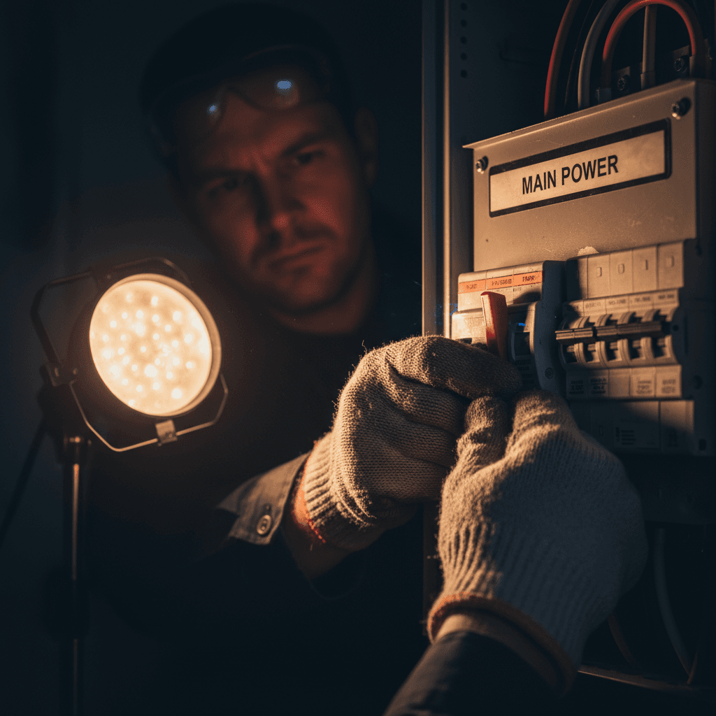 Emergency electrical repair